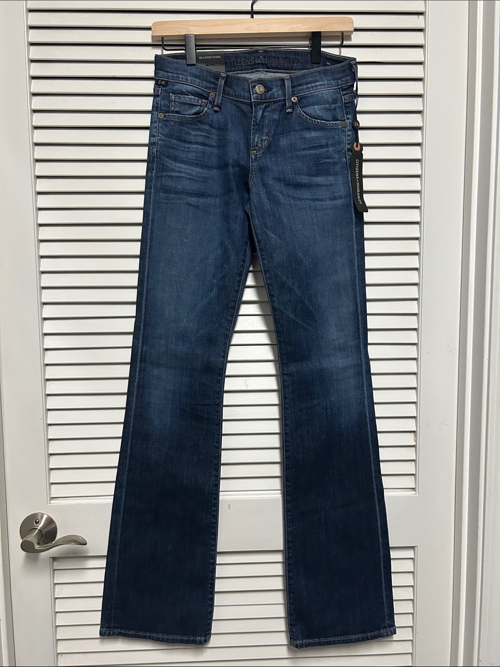 Citizens Of Humanity Low Rise Bootcut “Kelly” Mid-Dark Wash SZ 26